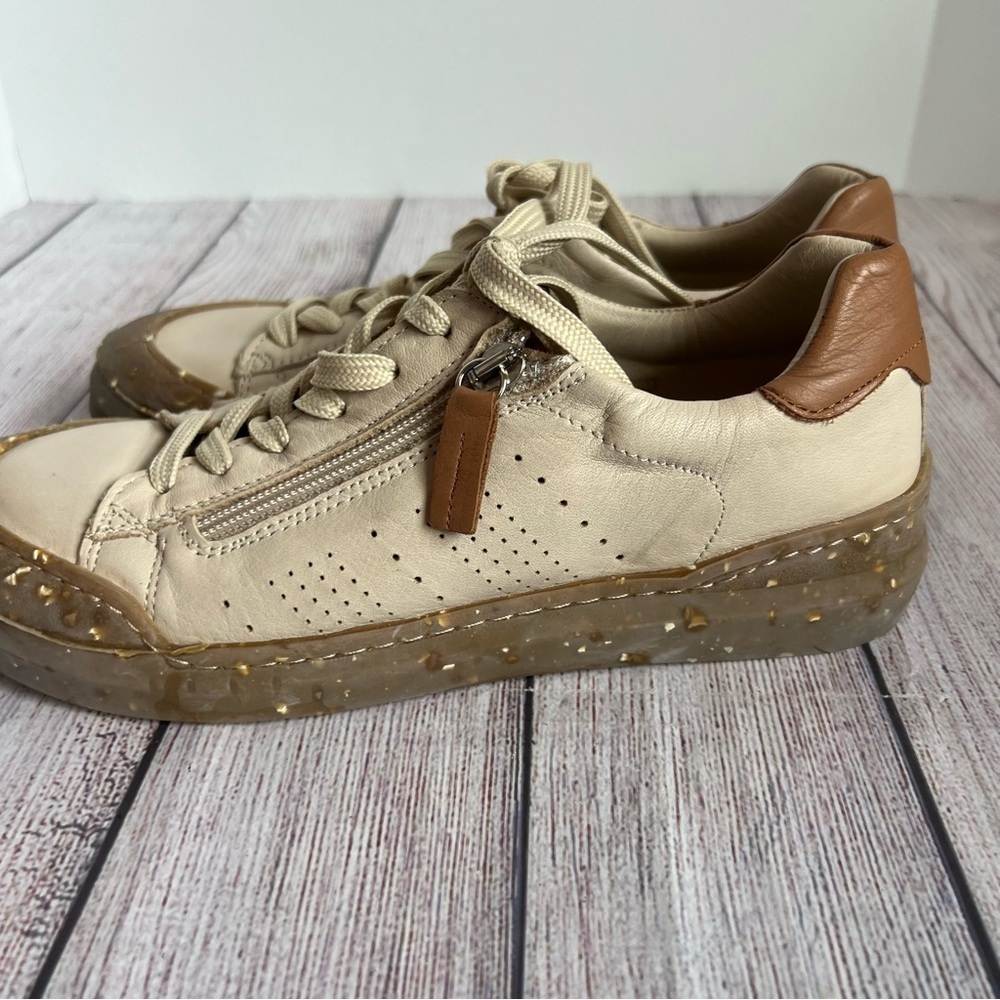 Spring Step Rantana Leather Beige Shoes 40 - Picture 4 of 7